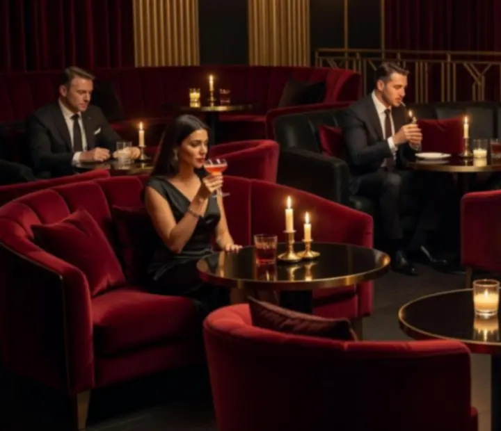 Ekskluzivni VIP lounge ambijent Croatia Dicea s intimnom rasvjetom i elegantnim sjedećim zonama